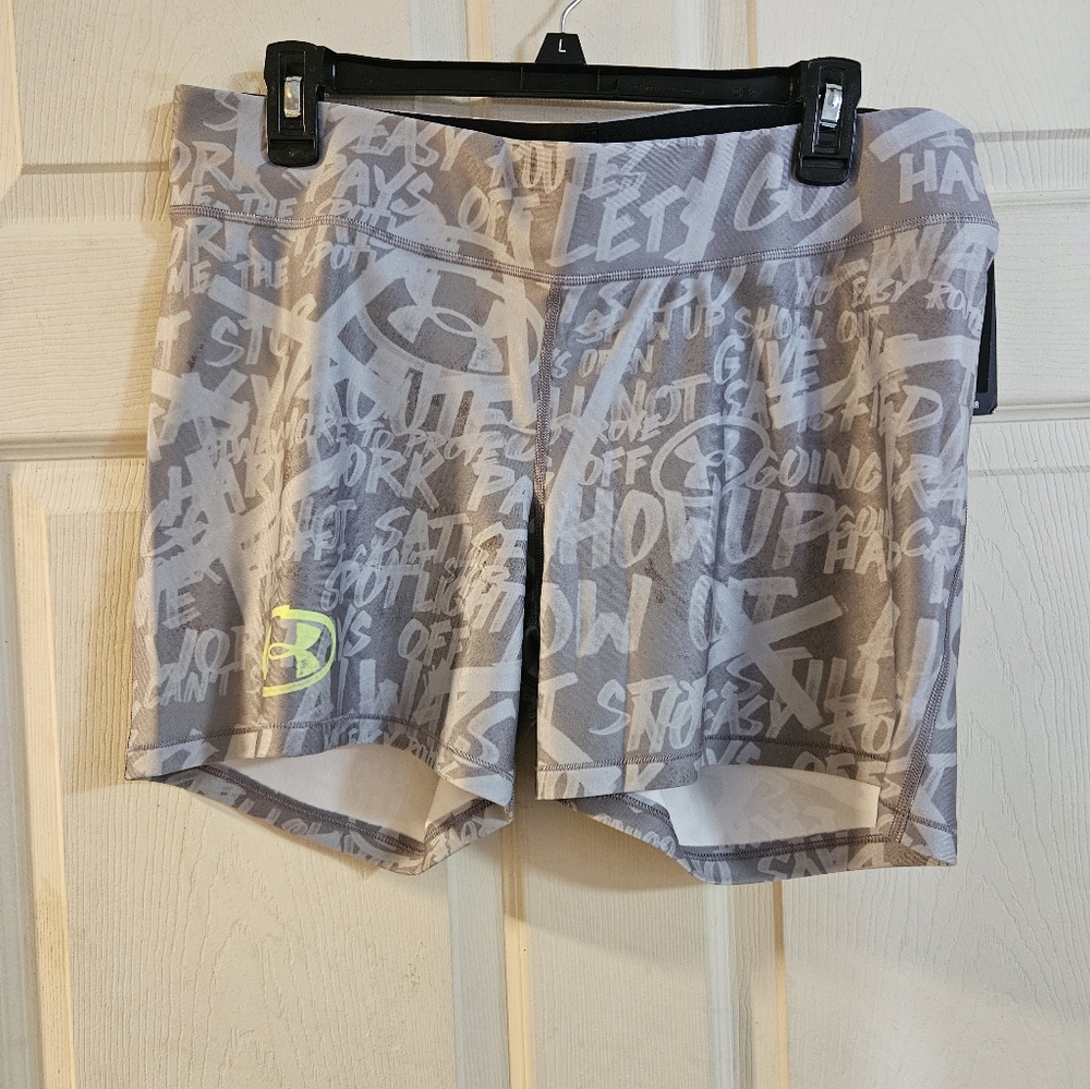 Under Armour Alter Ego HearGear Middy Compression 5” Shorts: GRAY: NWT: SZ XXL